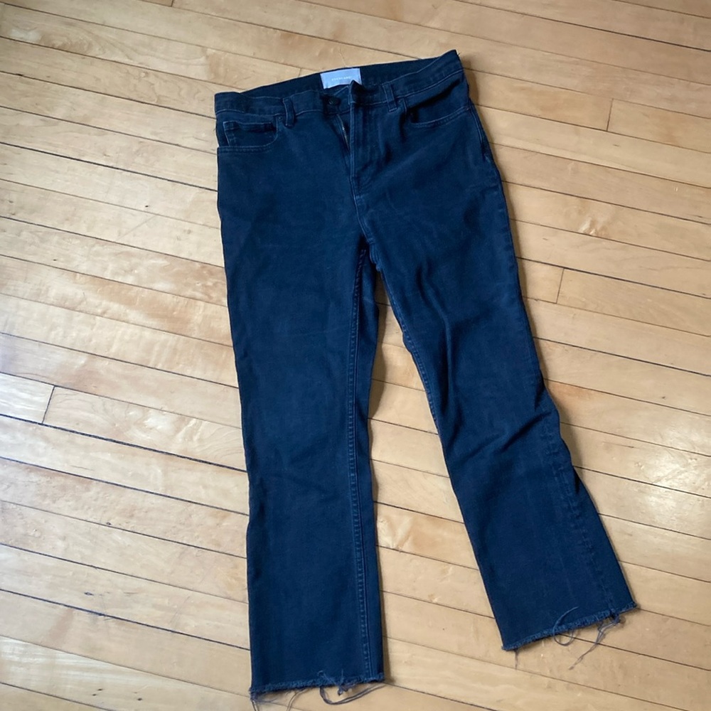 Everlane Black Distressed Jeans